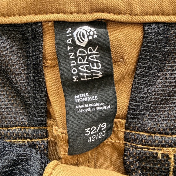Mountain Hardwear AP Scrambler Shorts Mens 32 Brown Hiking Outdoor Technical 9in - Picture 3 of 7